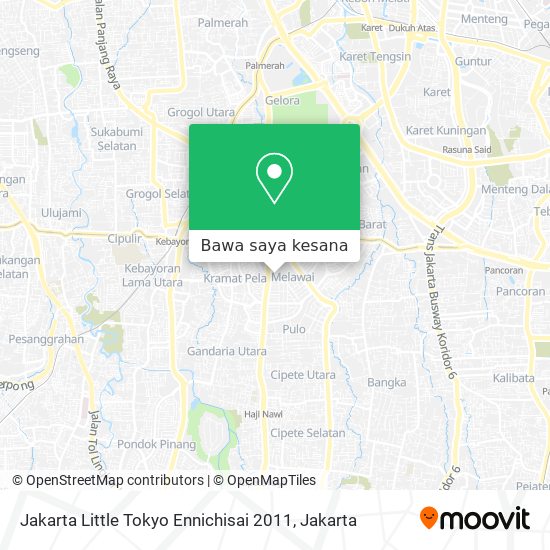 Peta Jakarta Little Tokyo Ennichisai 2011