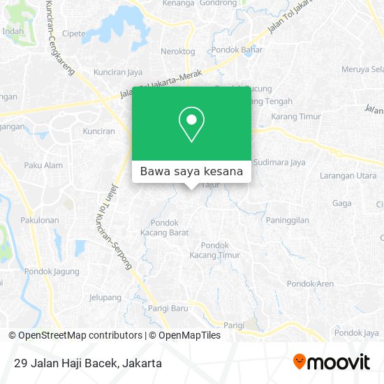 Peta 29 Jalan Haji Bacek