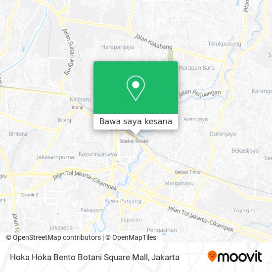 Peta Hoka Hoka Bento Botani Square Mall