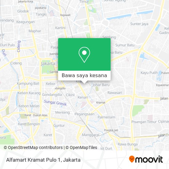 Peta Alfamart Kramat Pulo 1