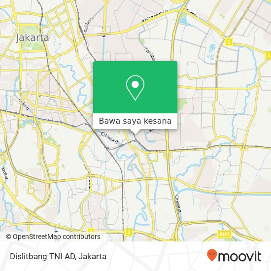 Peta Dislitbang TNI AD
