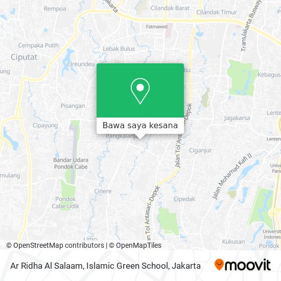 Peta Ar Ridha Al Salaam, Islamic Green School