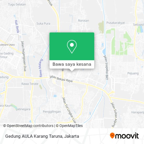 Peta Gedung AULA Karang Taruna