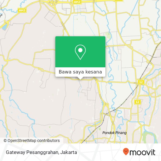 Peta Gateway Pesanggrahan