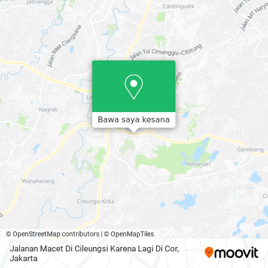 Peta Jalanan Macet Di Cileungsi Karena Lagi Di Cor