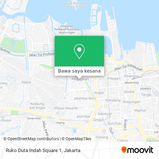 Peta Ruko Duta Indah Square 1