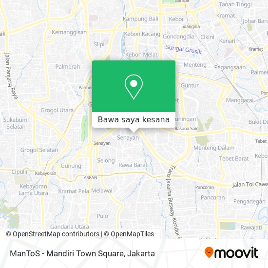 Peta ManToS - Mandiri Town Square