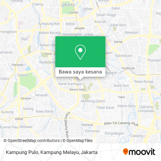 Peta Kampung Pulo, Kampung Melayu