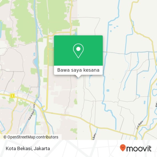 Peta Kota Bekasi