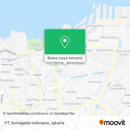 Peta PT. Somagede Indonesia