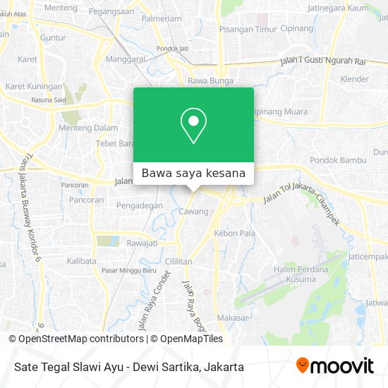 Peta Sate Tegal Slawi Ayu - Dewi Sartika