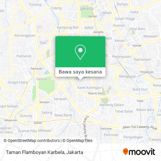Peta Taman Flamboyan Karbela