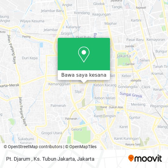 Peta Pt. Djarum , Ks. Tubun Jakarta