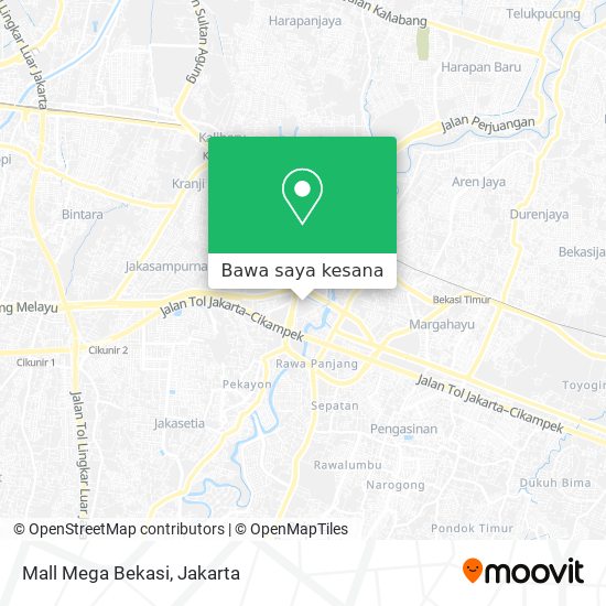 Peta Mall Mega Bekasi