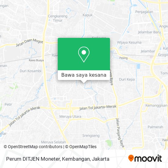 Peta Perum DITJEN Moneter, Kembangan