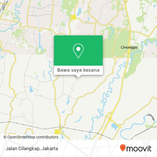 Peta Jalan Cilangkap