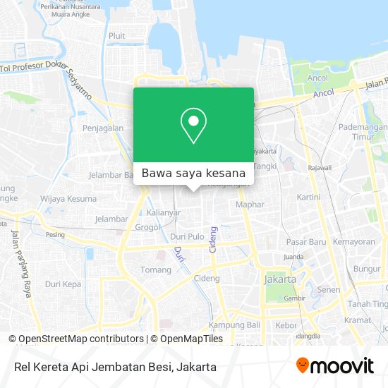 Peta Rel Kereta Api Jembatan Besi