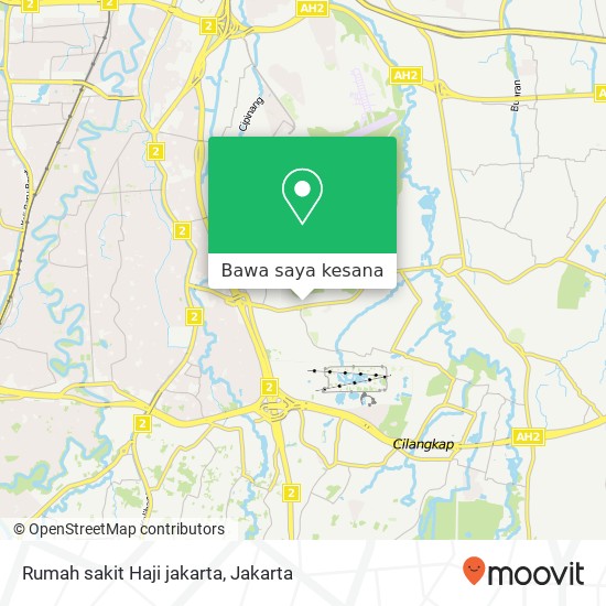 Peta Rumah sakit Haji jakarta