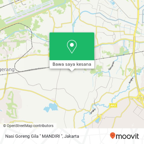 Peta Nasi Goreng Gila " MANDIRI "