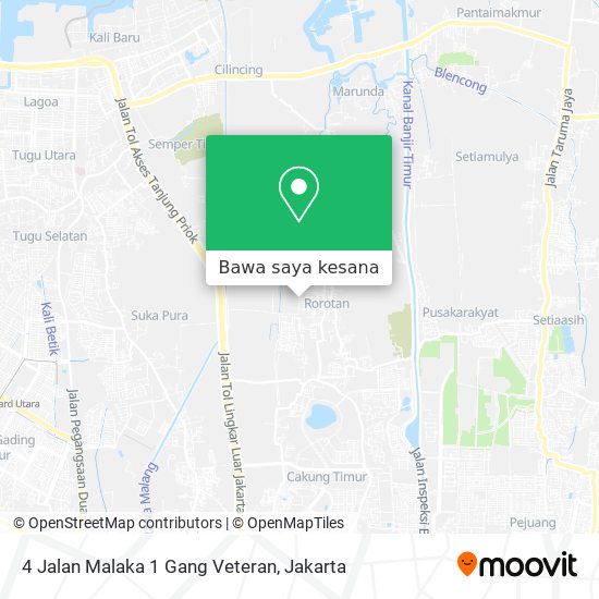 Peta 4 Jalan Malaka 1 Gang Veteran