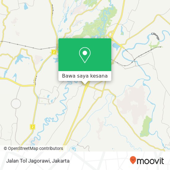 Peta Jalan Tol Jagorawi