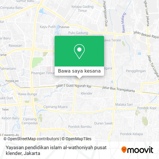Peta Yayasan pendidikan islam al-wathoniyah pusat klender