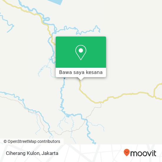 Peta Ciherang Kulon