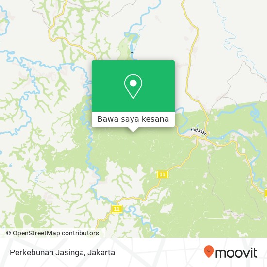 Peta Perkebunan Jasinga