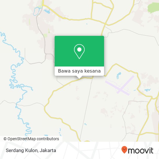 Peta Serdang Kulon