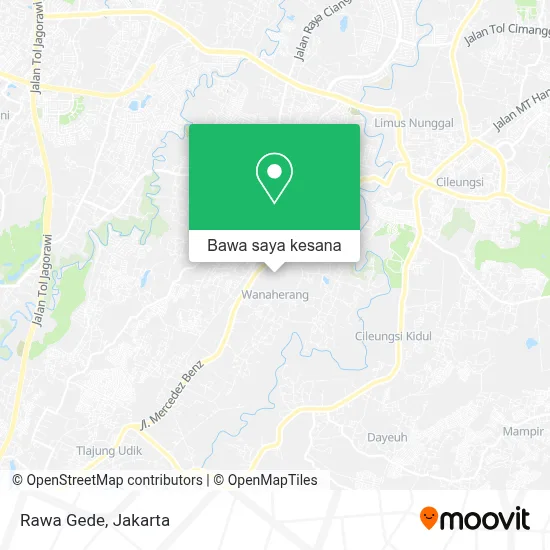 Peta Rawa Gede