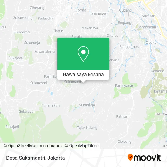 Peta Desa Sukamantri
