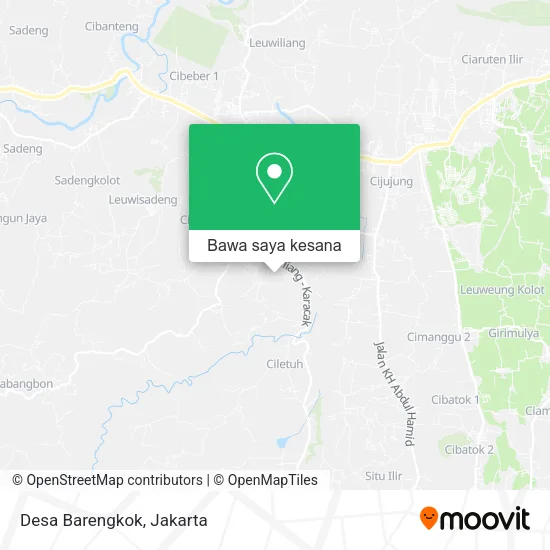 Peta Desa Barengkok