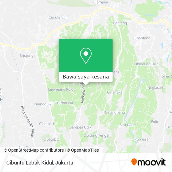 Peta Cibuntu Lebak Kidul