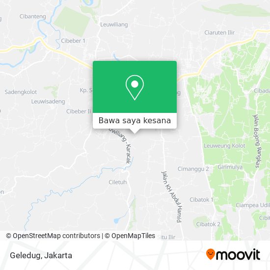 Peta Geledug