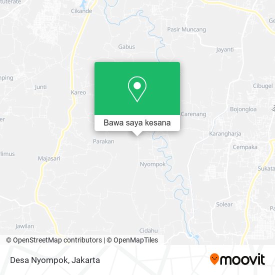 Peta Desa Nyompok