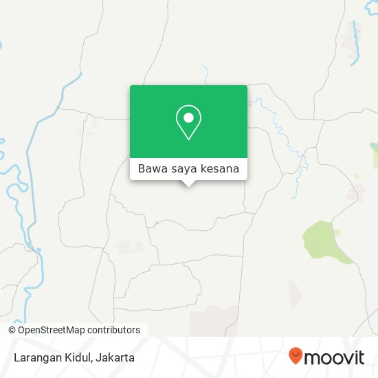 Peta Larangan Kidul