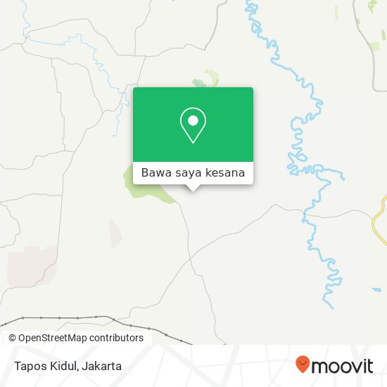 Peta Tapos Kidul