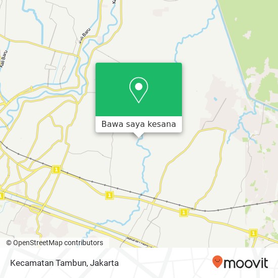 Peta Kecamatan Tambun