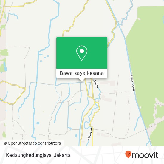 Peta Kedaungkedungjaya