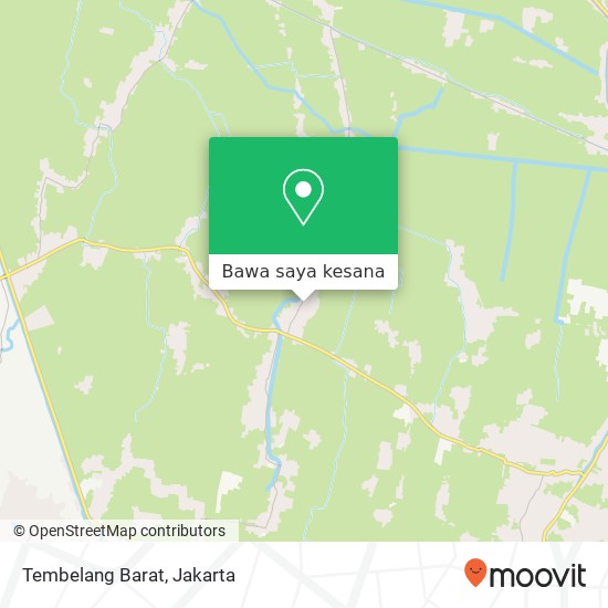 Peta Tembelang Barat