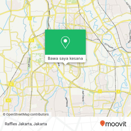 Peta Raffles Jakarta