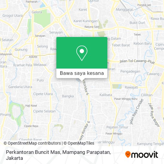 Peta Perkantoran Buncit Mas, Mampang Parapatan