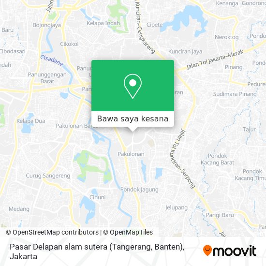 Peta Pasar Delapan alam sutera (Tangerang, Banten)