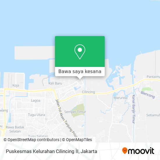 Peta Puskesmas Kelurahan Cilincing ÌI