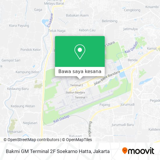 Peta Bakmi GM Terminal 2F Soekarno Hatta