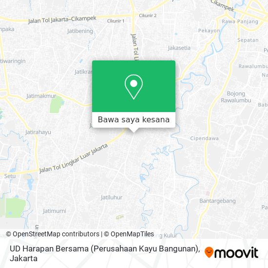 Peta UD Harapan Bersama (Perusahaan Kayu Bangunan)