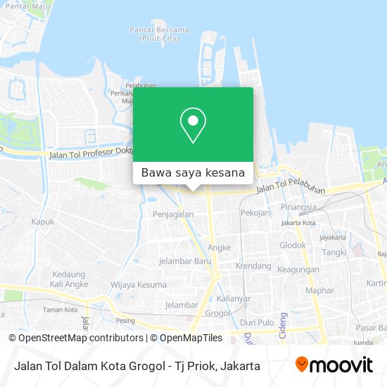 Peta Jalan Tol Dalam Kota Grogol - Tj Priok