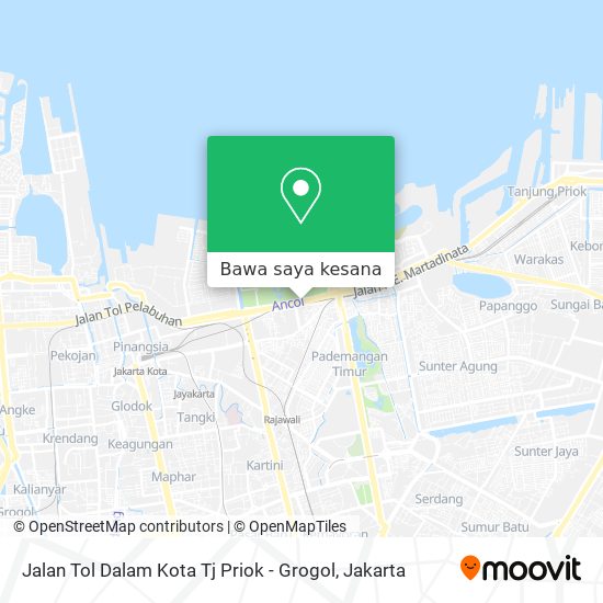 Peta Jalan Tol Dalam Kota Tj Priok - Grogol