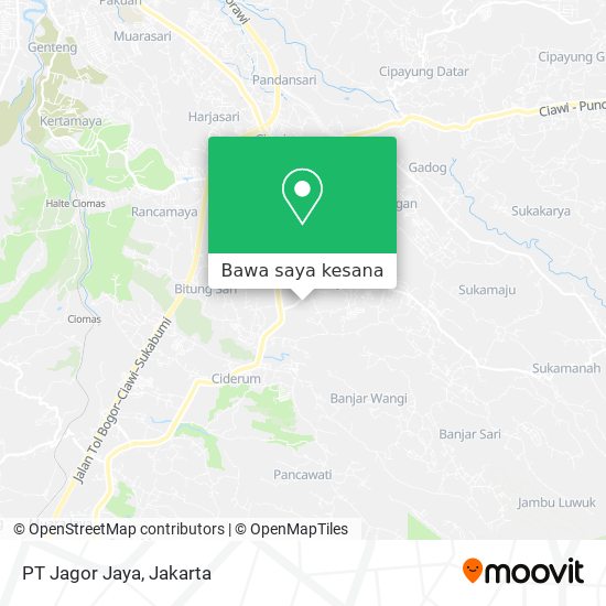 Peta PT Jagor Jaya