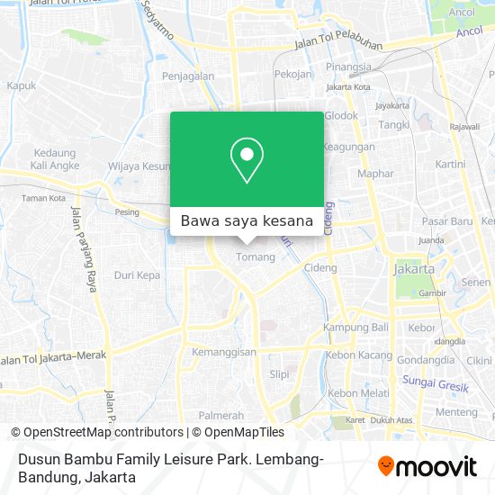 Peta Dusun Bambu Family Leisure Park. Lembang-Bandung